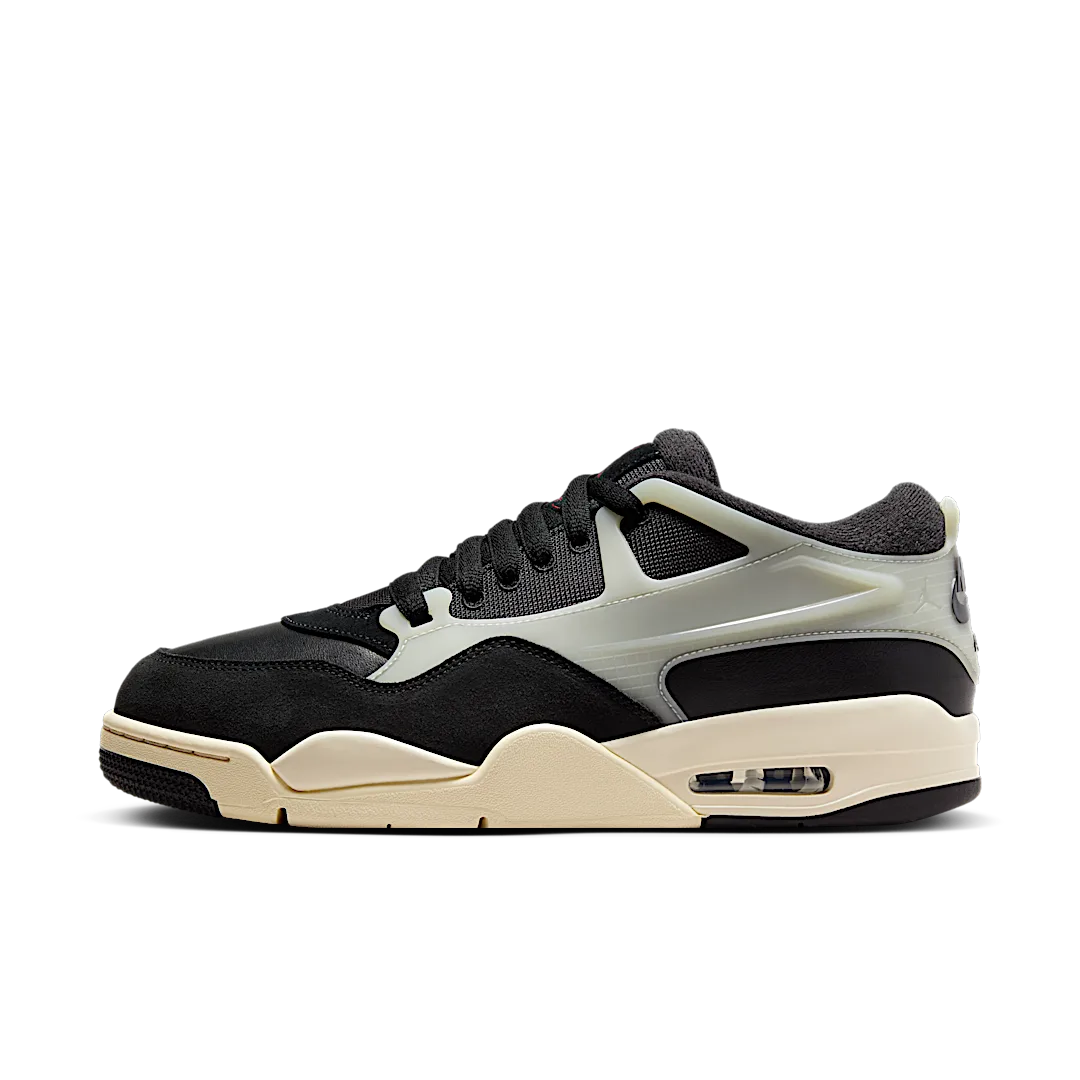 Air Jordan 4 RM Black Sail, Black/Gym Red/Sail/Coconut Milk (FQ7939-006)