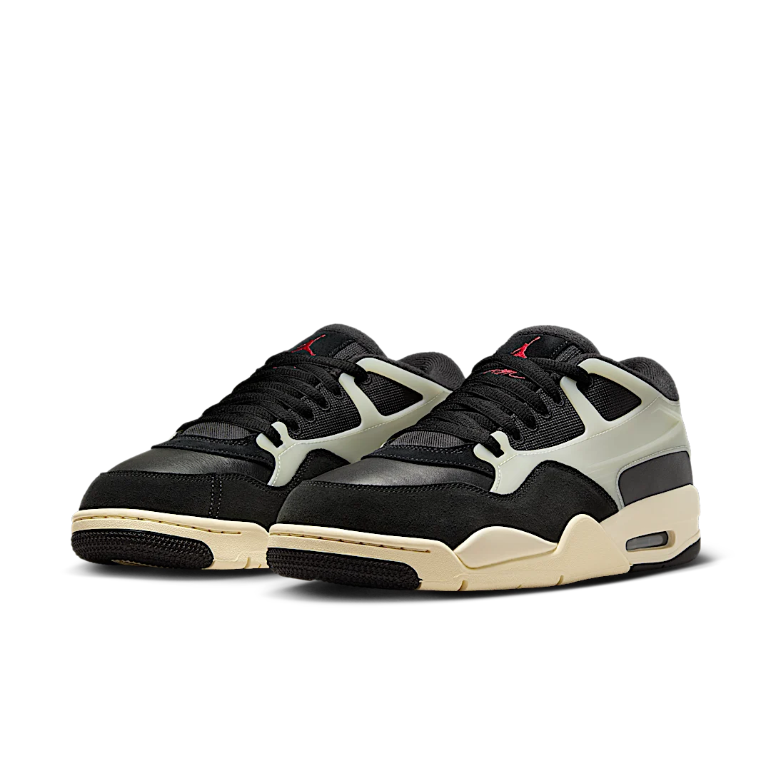 Air Jordan 4 RM Black Sail, Black/Gym Red/Sail/Coconut Milk (FQ7939-006)