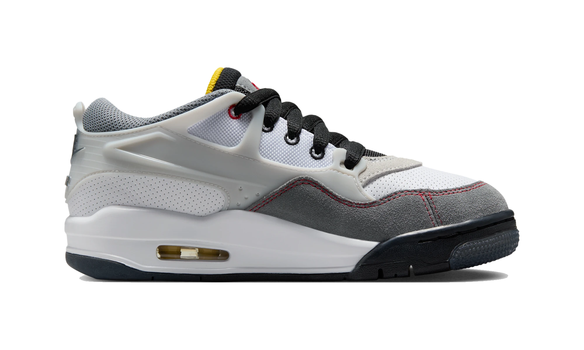 Air Jordan 4 RM Premium White Black Smoke Grey Fire Red