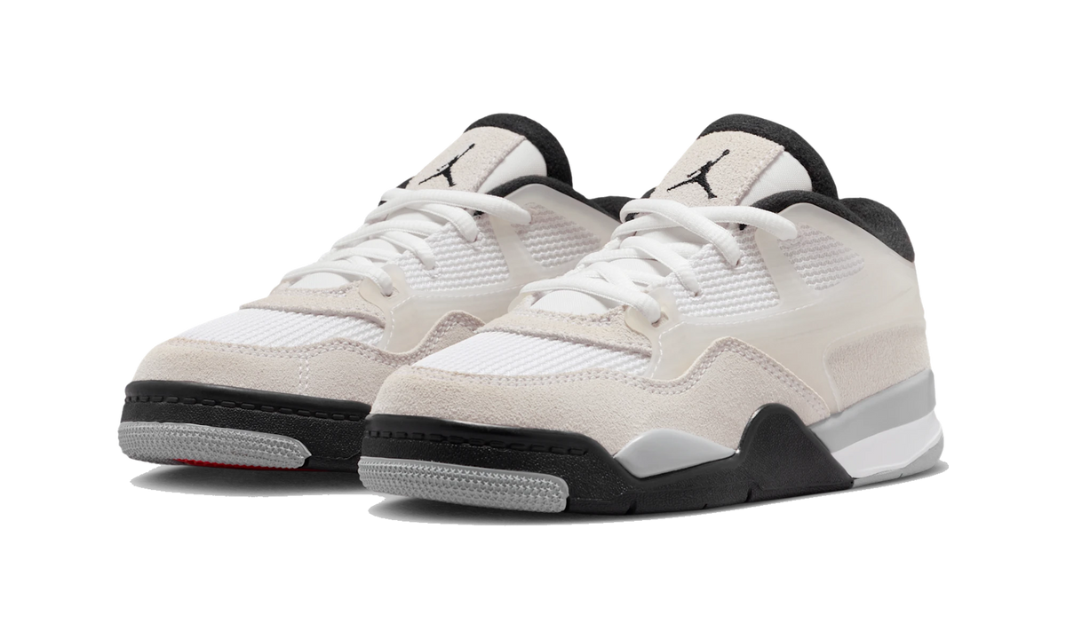 Air Jordan 4 RM White Light Smoke Grey Black (PS)