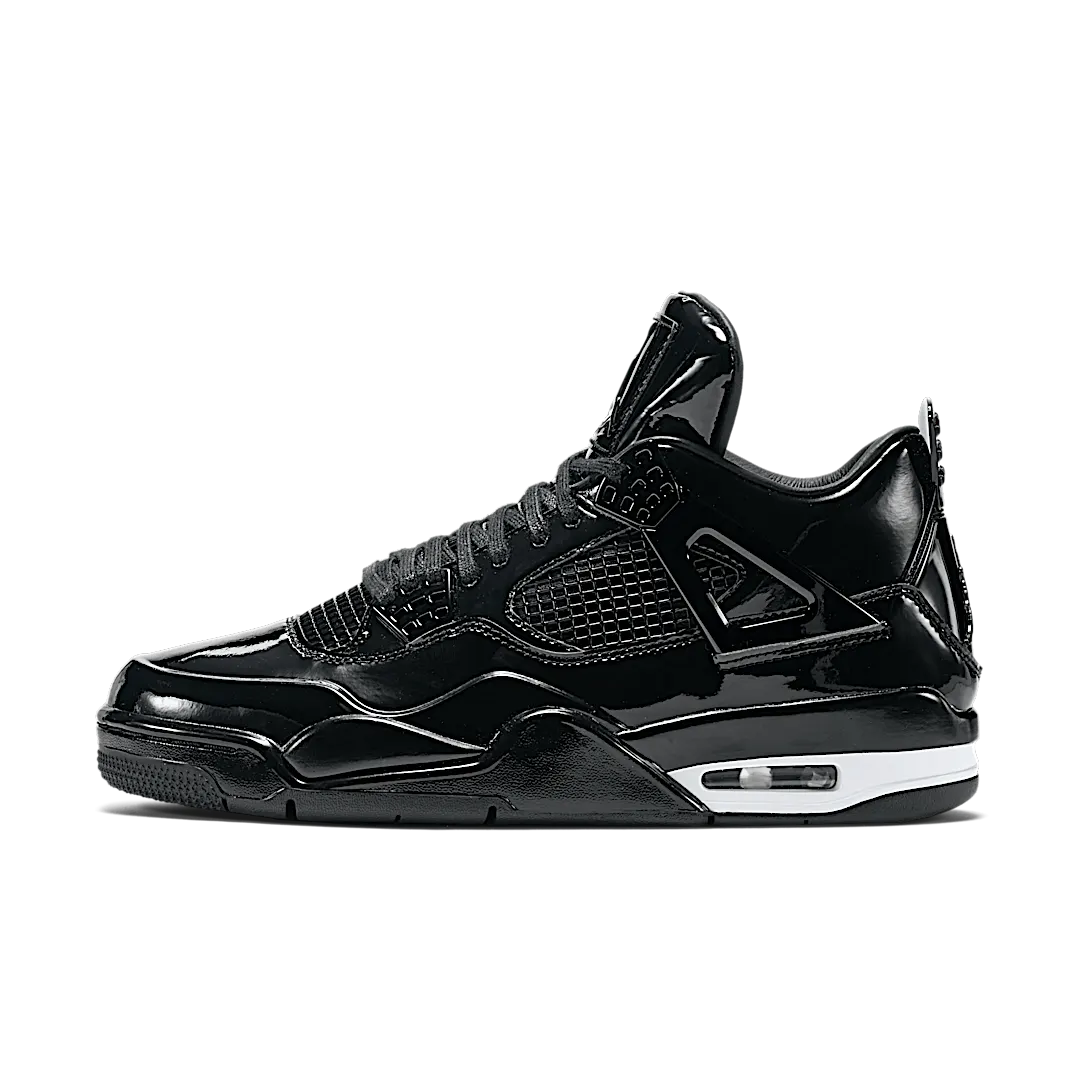 Air Jordan 4 Retro 11Lab4 Black, Black/White (719864-010)