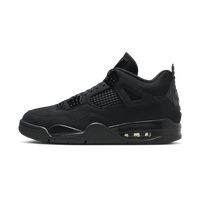 Air Jordan 4 Retro Black Cat (2025), Black/Black/Light Graphite (FV5029-010 / IB4171-010)