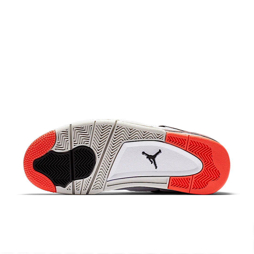 Air Jordan 4 Retro Flight Nostalgia, White/Black-Bright Crimson-Pale Citron (308497-116)