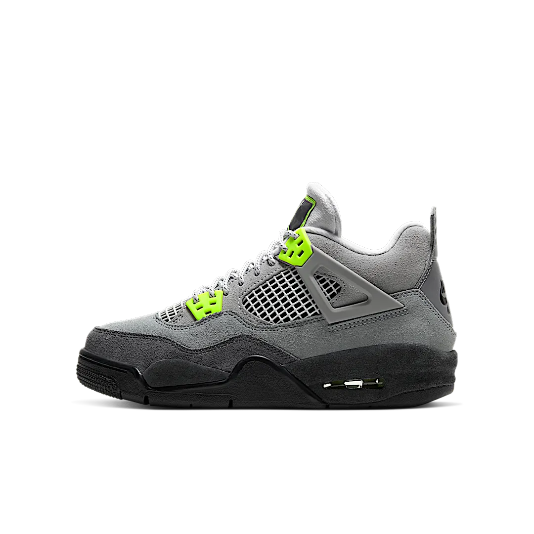 Air Jordan 4 Retro SE 95 Neon, Cool Grey/Volt-Wolf Grey-Anthracite (CT5343-007)