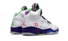 Air Jordan 5 Retro Alternate Bel-Air, White/Court Purple-Racer Pink-Ghost Green (DB3335-100)