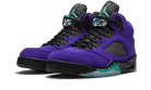 Air Jordan 5 Retro Alternate Grape, Grape Ice/New Emerald-Black (136027-500)