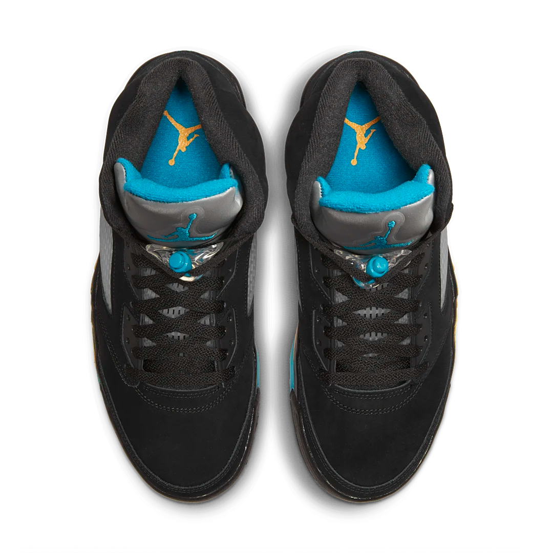 Air Jordan 5 Retro Aqua, Black/Aquatone/Taxi (DD0587-047 / 440888-047)