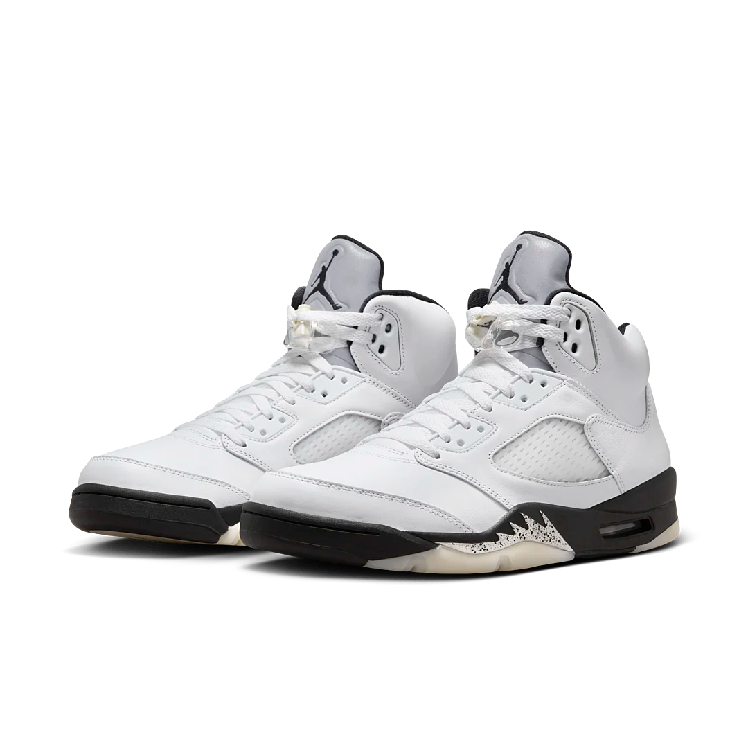 Air Jordan 5 Retro Reverse Metallic, White/Black/Sail/Metallic Silver (DD0587-110)