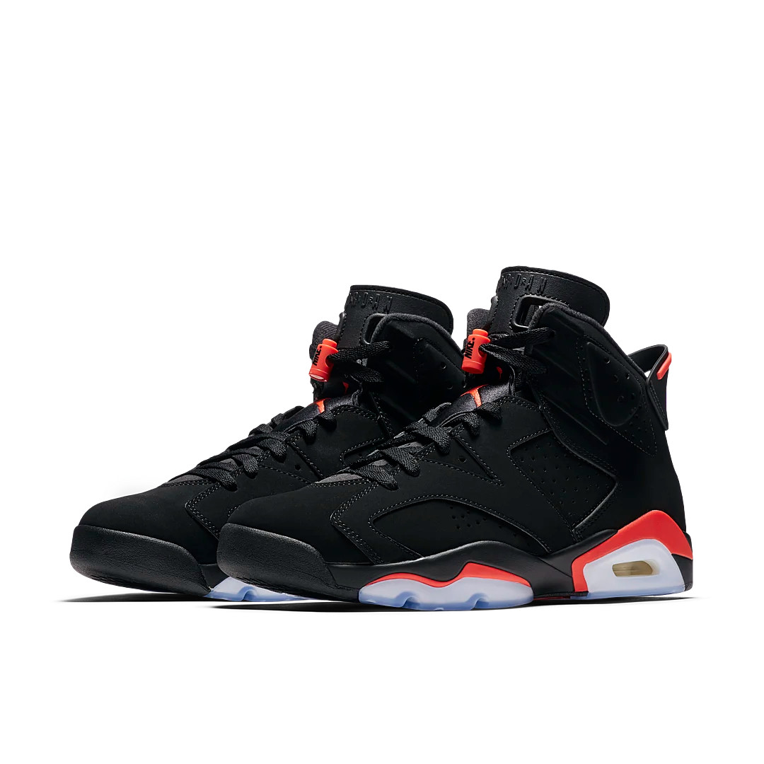 Air Jordan 6 Retro Black Infrared (2019), Black/Infrared (384664-060)