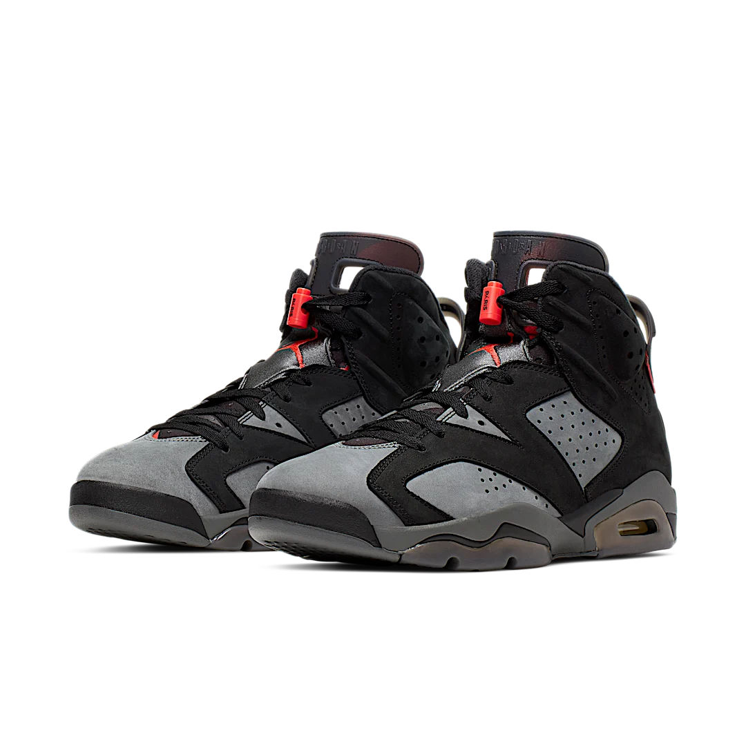 Air Jordan 6 Retro PSG Paris Saint-Germain, Iron Grey/Infrared 23-Black (CK1229-001)