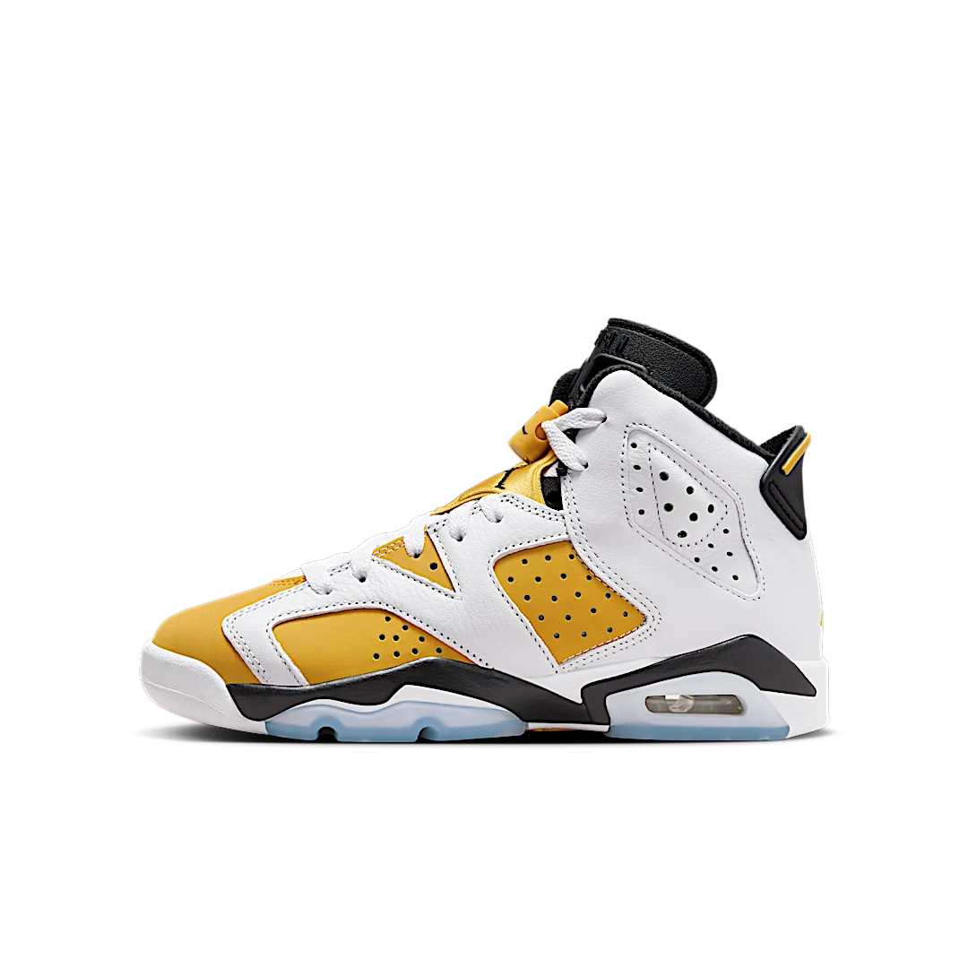 Air Jordan 6 Retro Yellow Ochre, White/Yellow Ochre-Black (384665-170)