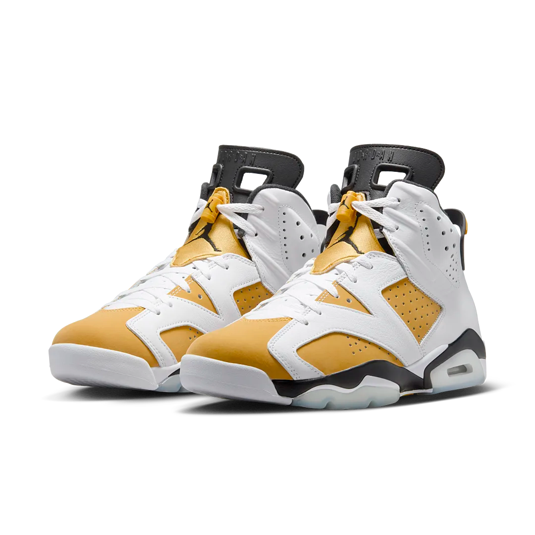 Air Jordan 6 Retro Yellow Ochre, White/Yellow Ochre-Black (CT8529-170)