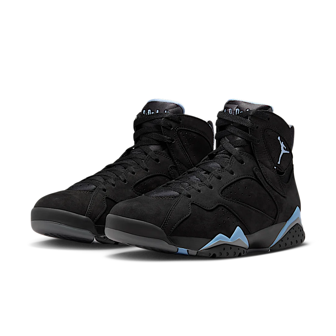 Air Jordan 7 Retro Chambray (2023), Black/Chambray/Light Graphite (CU9307-004)