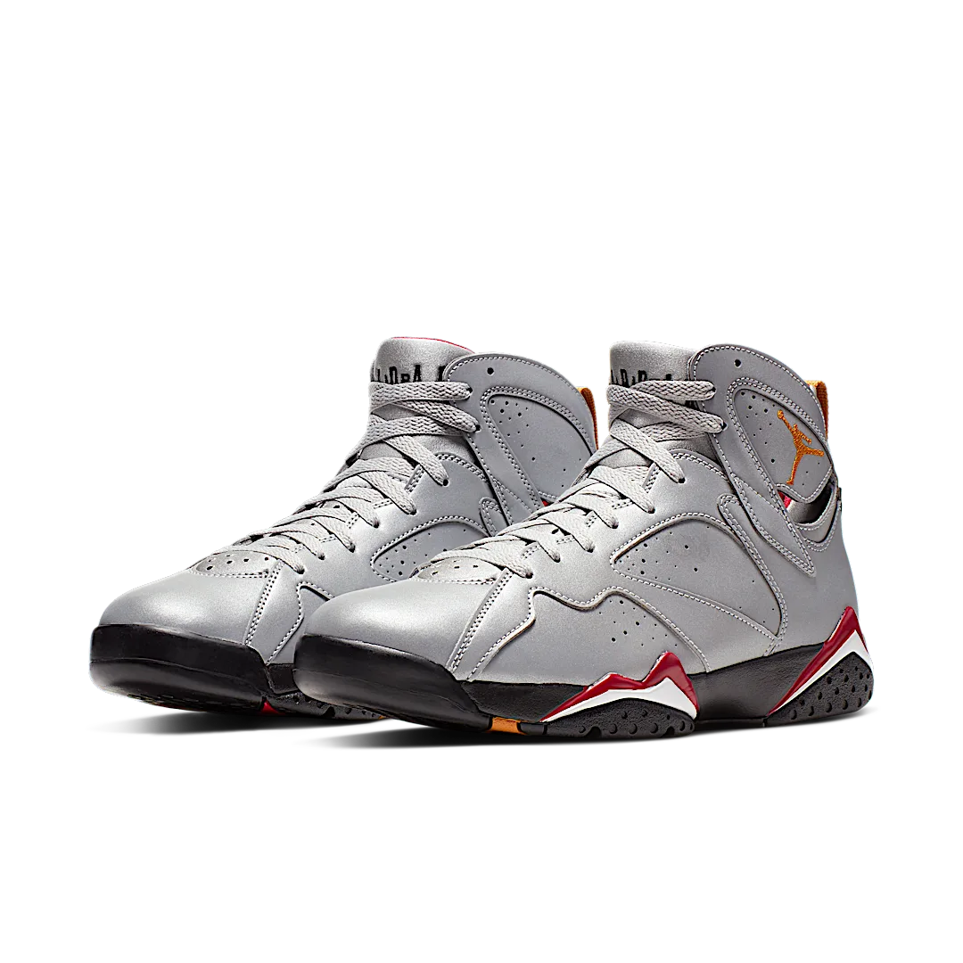 Air Jordan 7 Retro Reflections of a Champion, Reflect Silver/Bronze-Cardinal Red-Black (BV6281-006)