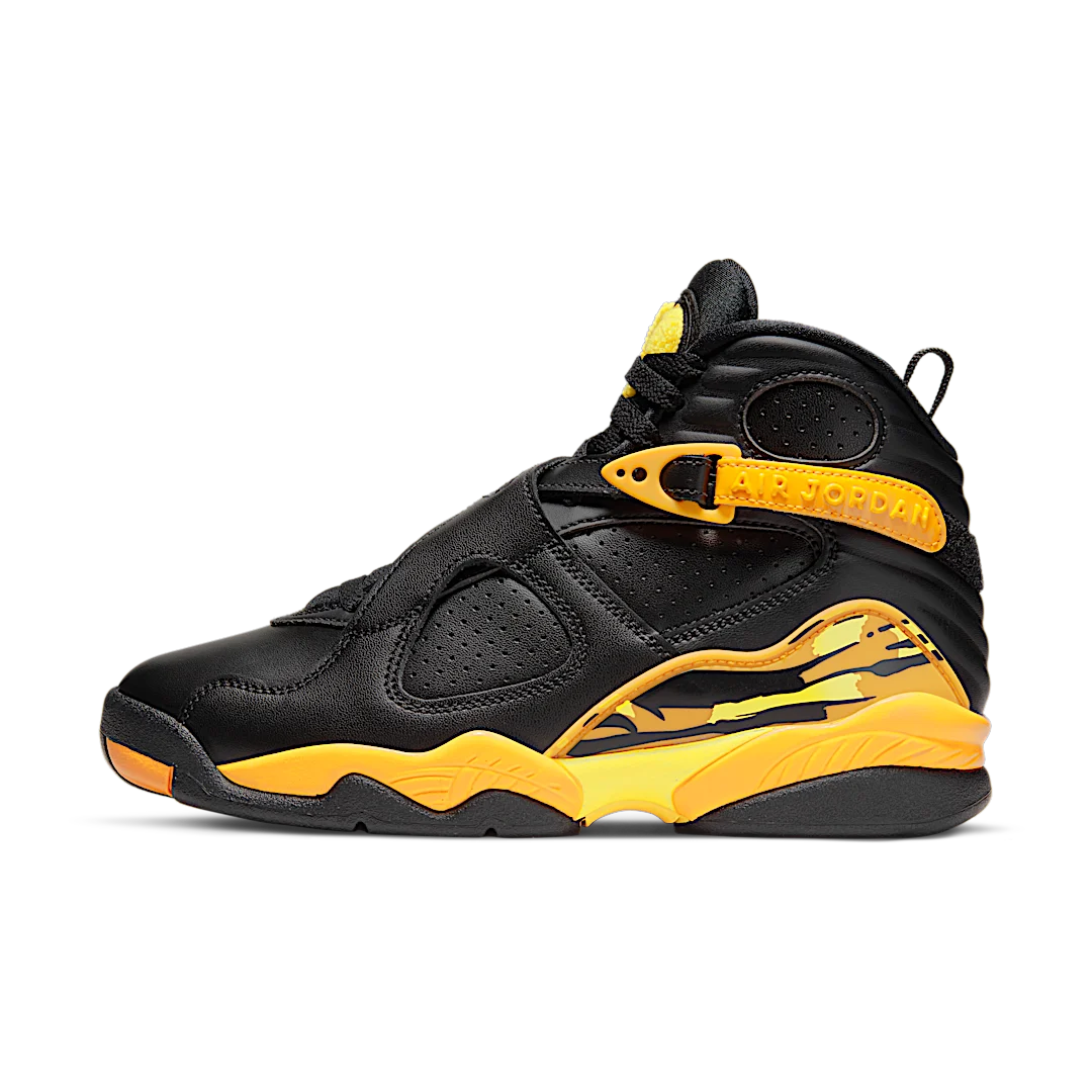 Air Jordan 8 Retro Taxi Yellow Black, Black/Taxi-Opti Yellow (CI1236-007)