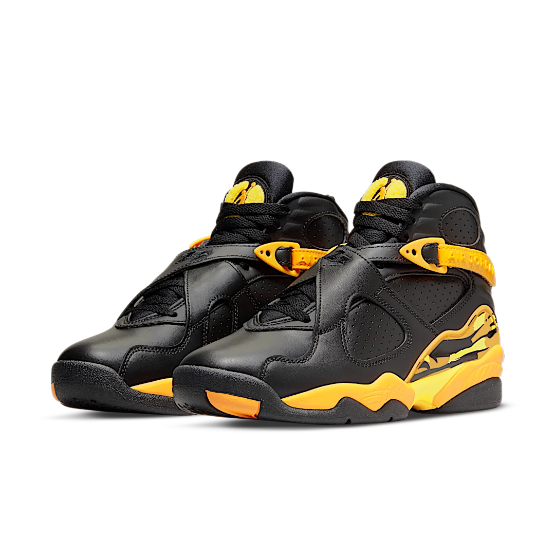 Air Jordan 8 Retro Taxi Yellow Black, Black/Taxi-Opti Yellow (CI1236-007)