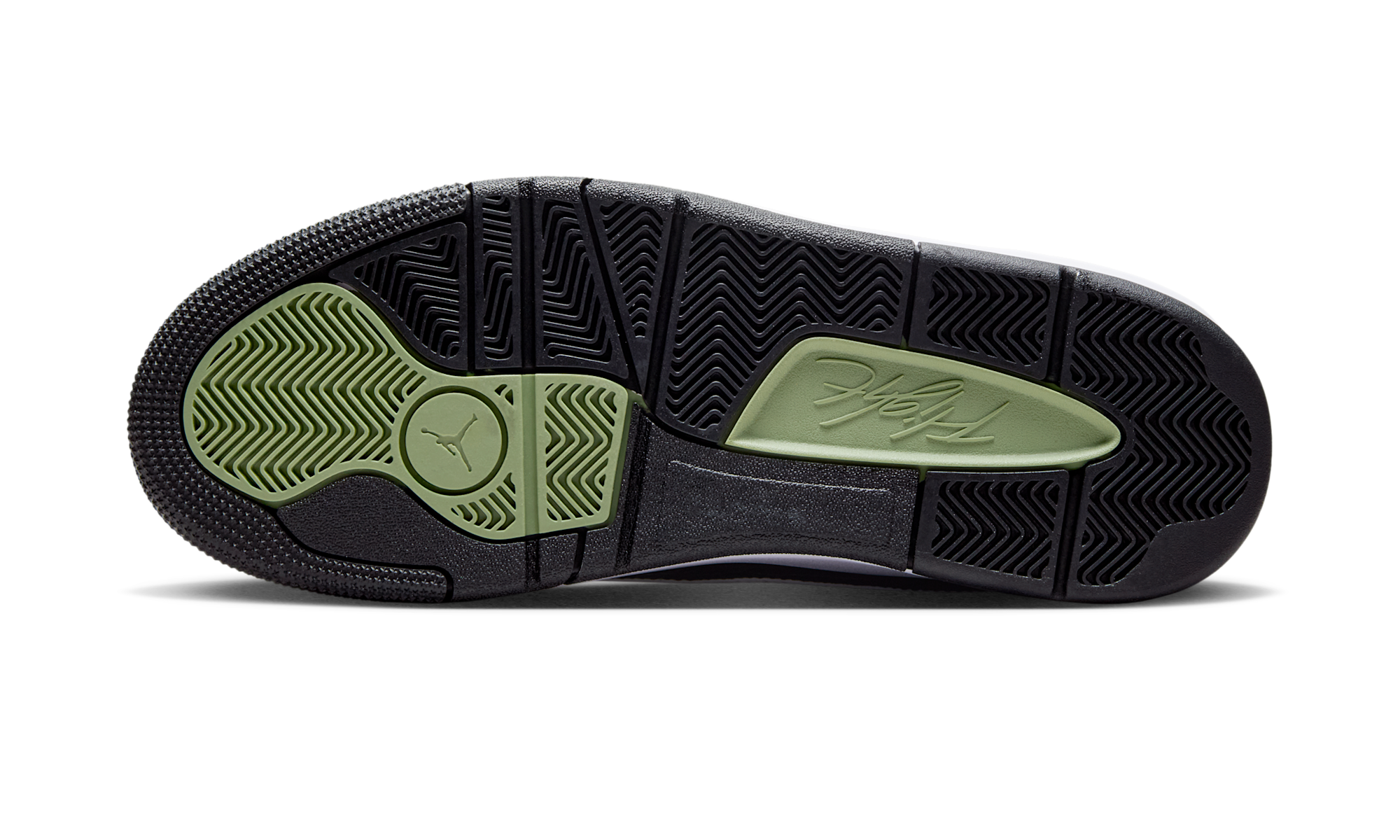 Air Jordan Flight Court Oil Green Black