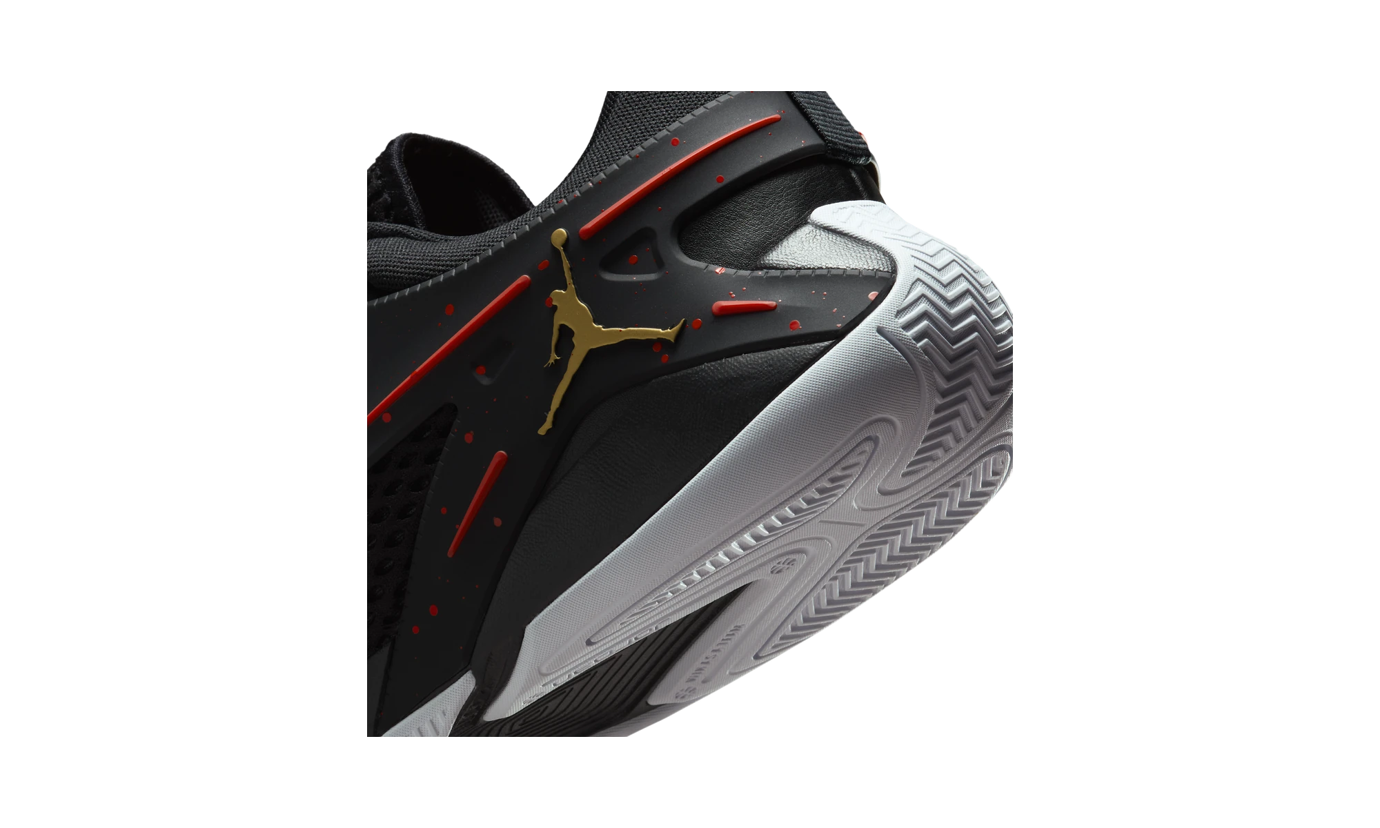 Air Jordan Heir Black Red Metallic Gold