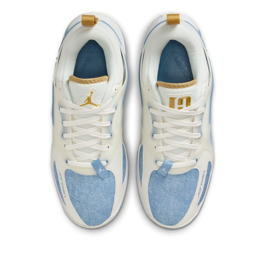 Air Jordan Heir Denim Gold, Sail/Work Blue/Hydrogen Blue/Metallic Gold (FZ2471-104)