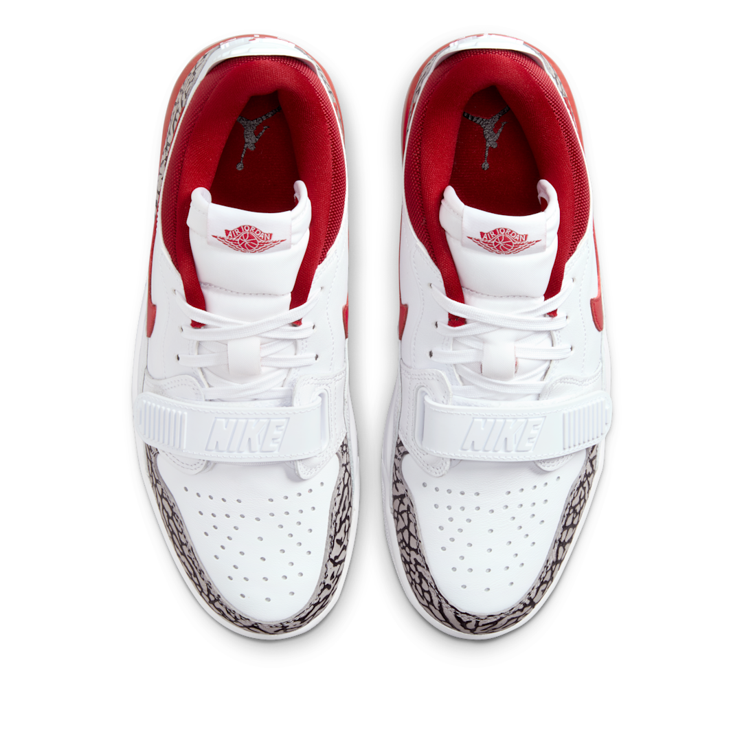 Air Jordan Legacy 312 Low White Cement Gym Red