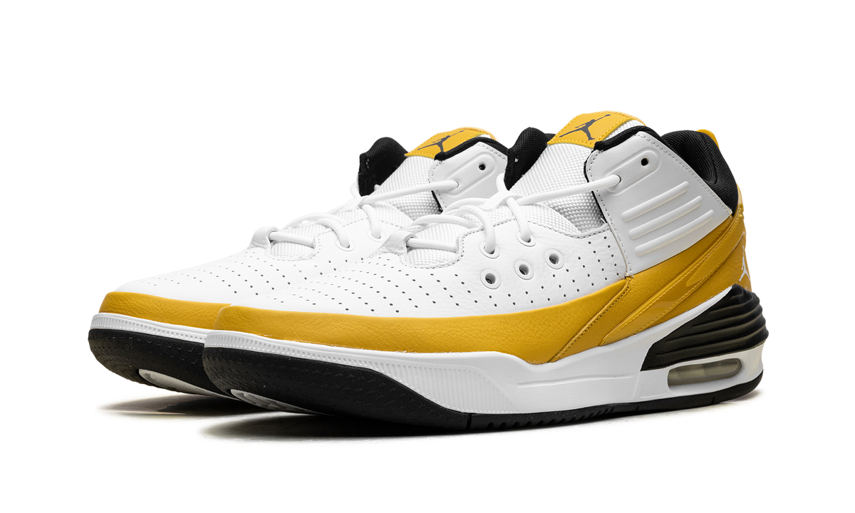 Air Jordan Max Aura 5 White Yellow Ochre
