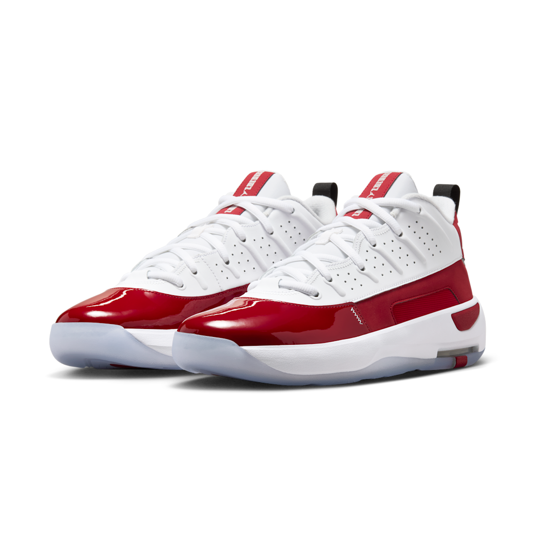Air Jordan Max Aura 7 White Gym Red Black