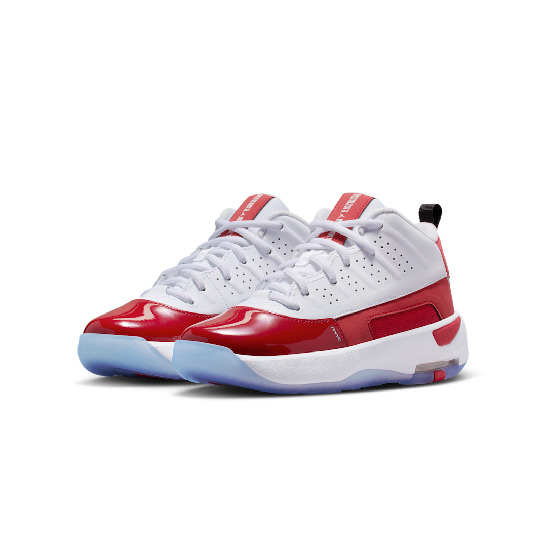 Air Jordan Max Aura 7 White Gym Red Black