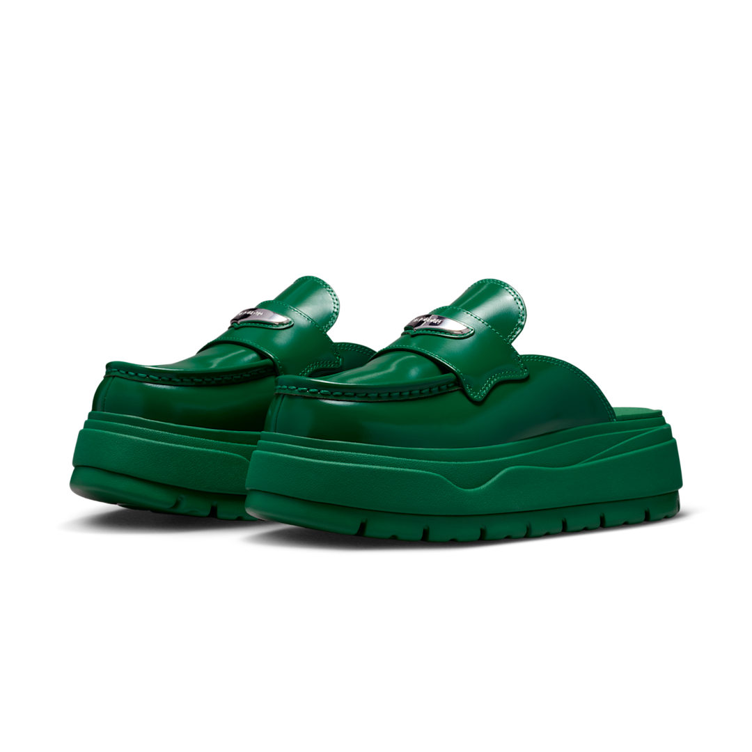 Air Jordan Mule Malachite Metallic Silver