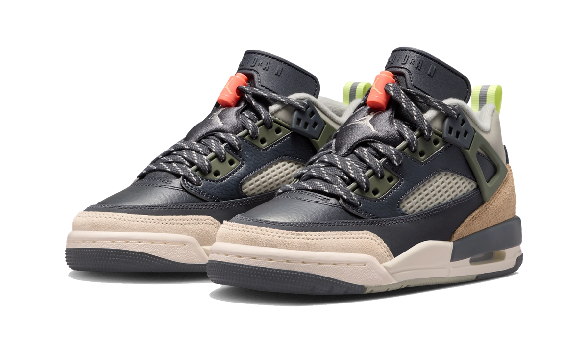 Air Jordan Spizike Low Anthracite Mango Cargo Khaki