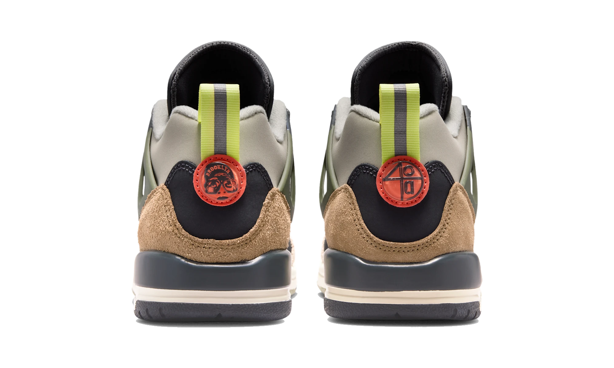 Air Jordan Spizike Low Anthracite Mango Cargo Khaki