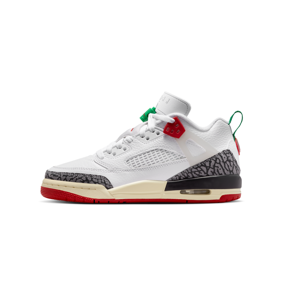 Air Jordan Spizike Low Do The Right Thing, White/Coconut Milk/Black/Varsity Red (FQ3950-109)