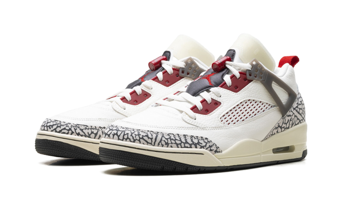 Air Jordan Spizike Low Sail Anthracite Coconut Milk Varsity Red