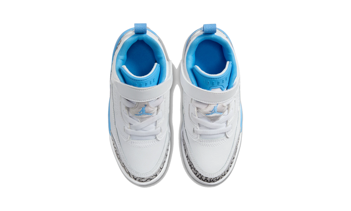 Air Jordan Spizike Low White Wolf Grey Anthracite University Blue (PS)