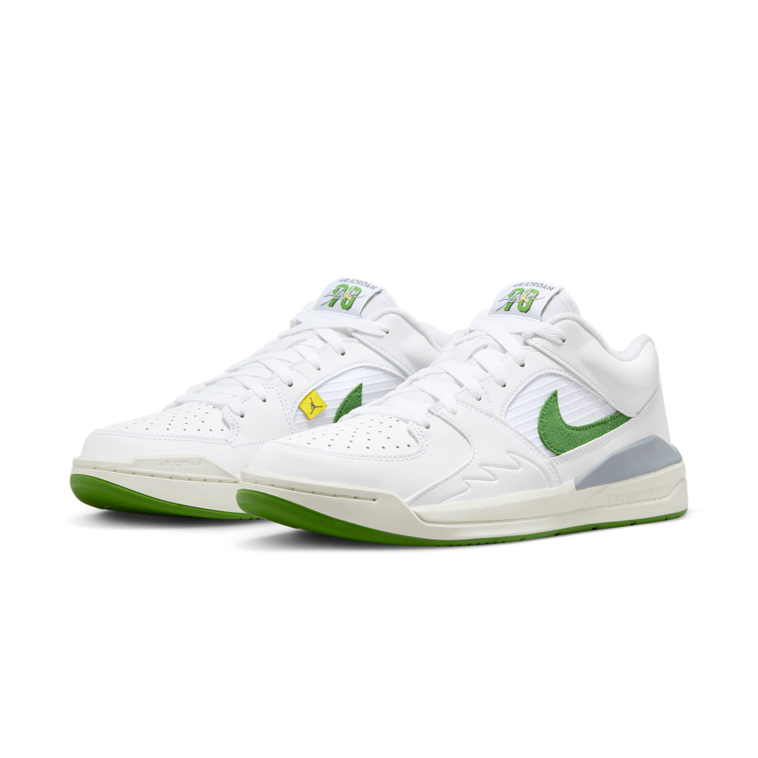Air Jordan Stadium 90 White Sail Lightning Chlorophyll