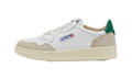 Autry Medalist Leather Low White Amazon Beige