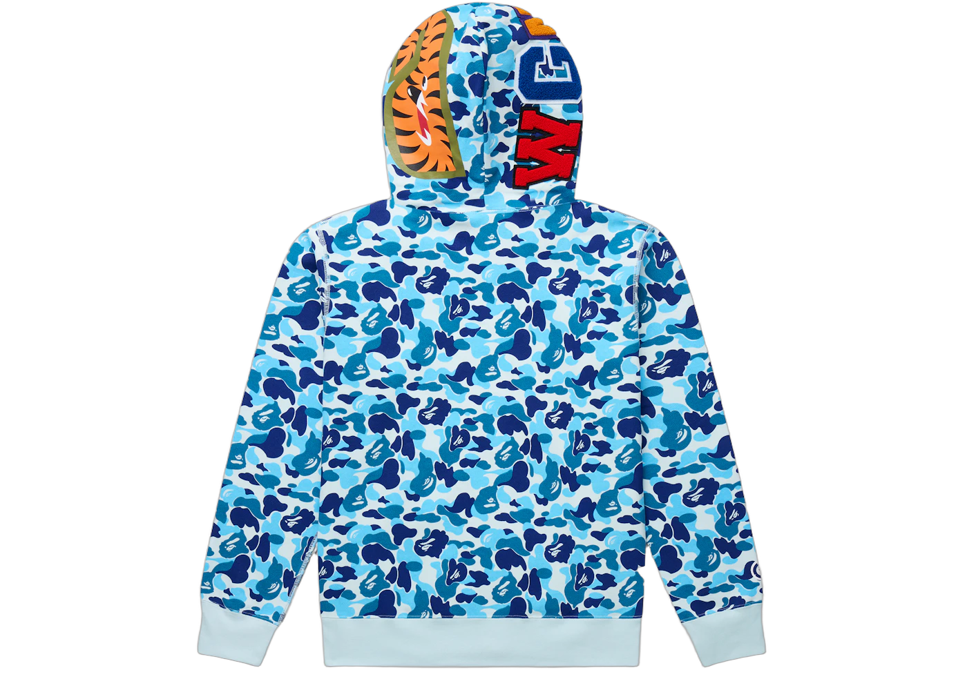 BAPE ABC Camo Shark Full Zip Hoodie Blue