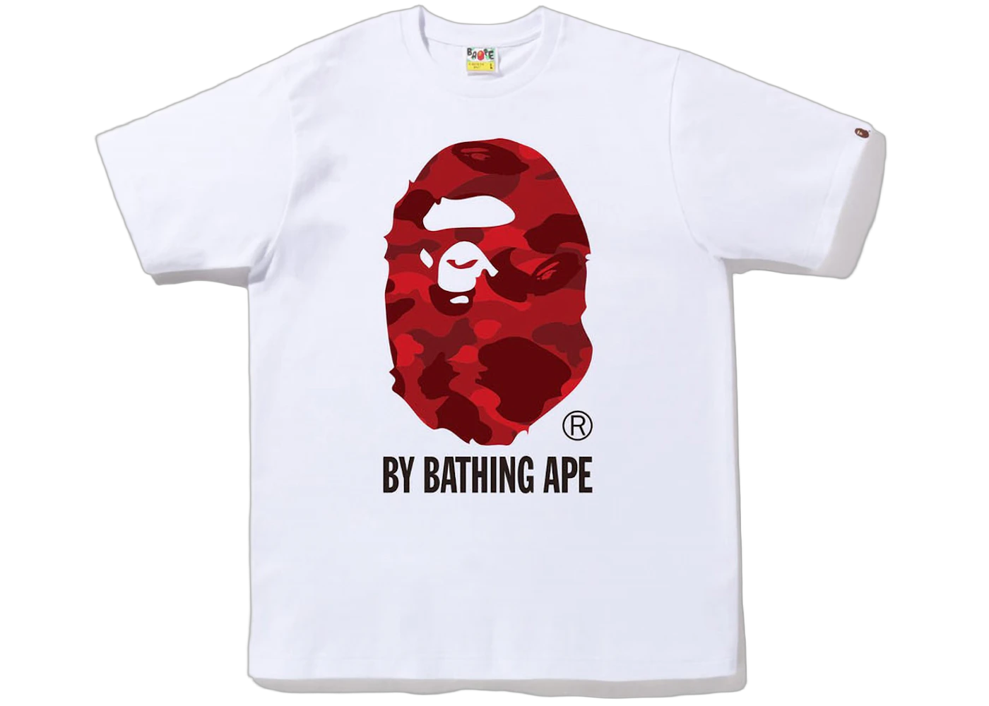 BAPE Color Camo By Bathing Ape Tee (FW22) White Red