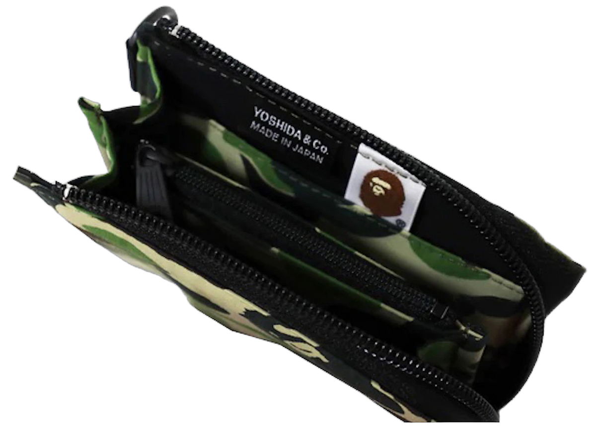 BAPE x Porter ABC Camo Mini Wallet Green