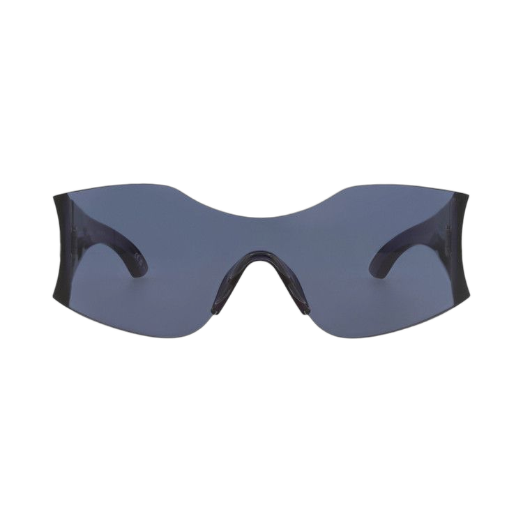 Balenciaga Shield-Frame Nylon Sunglasses Blue Blue Blue (BB0292S-30014551-002)