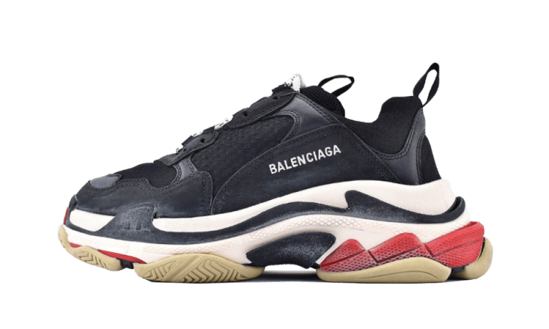 Balenciaga Triple S Black White Red (2018 Reissue)