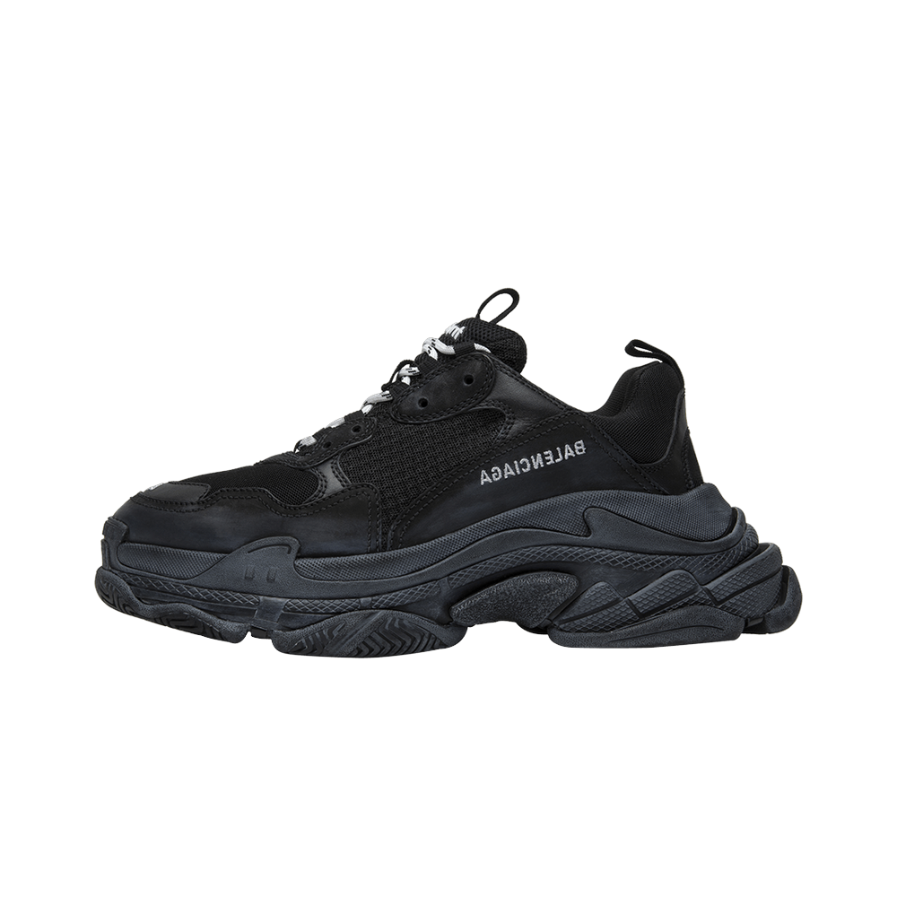 Balenciaga Triple S Triple Black (2018 Reissue) (Pre-Distressed)