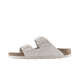 Birkenstock Arizona Soft Footbed Suede Antique White