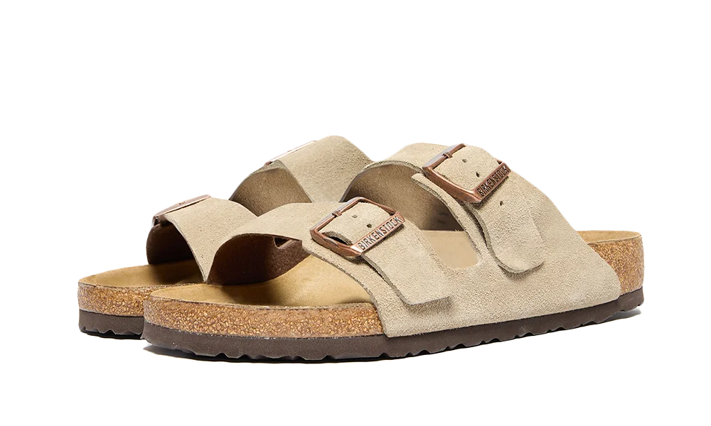 Birkenstock Arizona Soft Footbed Suede Taupe