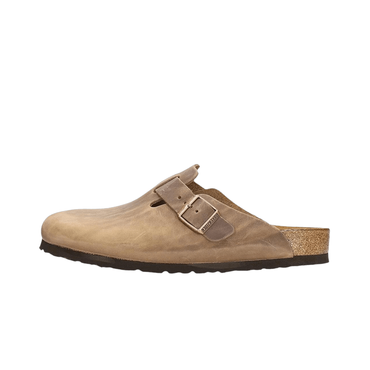 Birkenstock Boston Oiled Leather Tobacco Brown