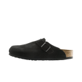 Birkenstock Boston Soft Footbed Suede Black