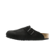 Birkenstock Boston Soft Footbed Suede Black