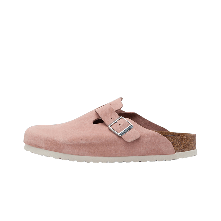 Birkenstock Boston Soft Footbed Suede Pink Clay