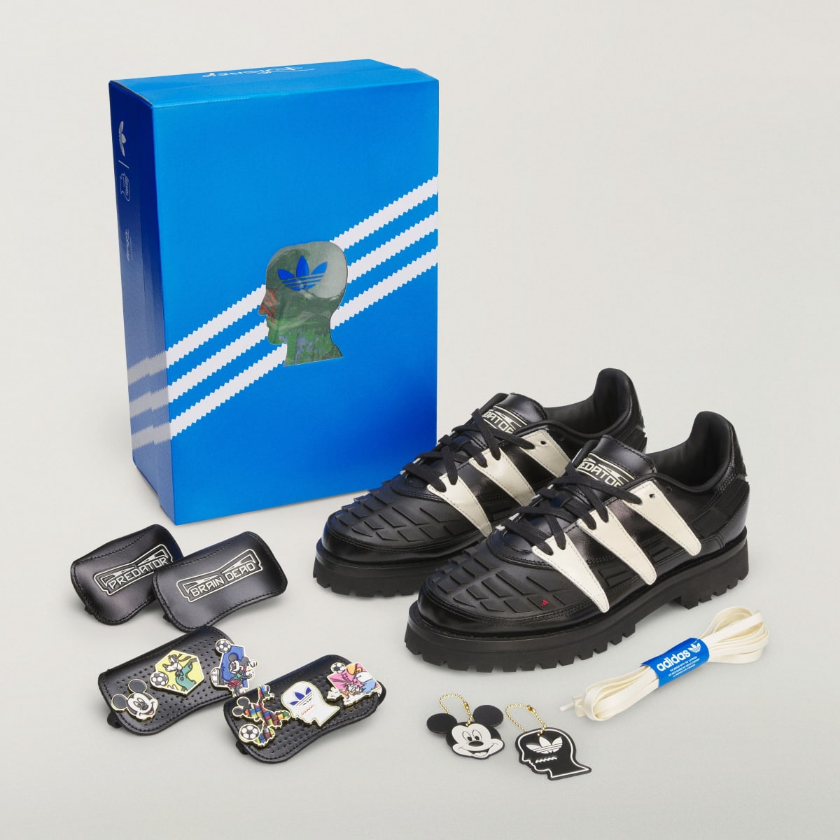 Brain Dead x Adidas Predator Black White
