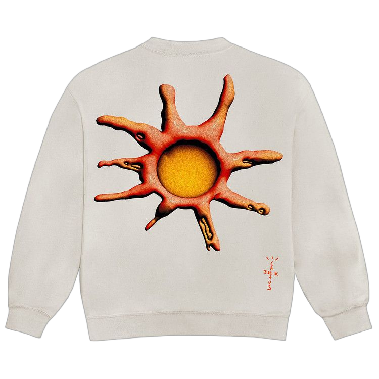 Cactus Jack by Travis Scott D.L.T.L.F.R.T. Crewneck Off White