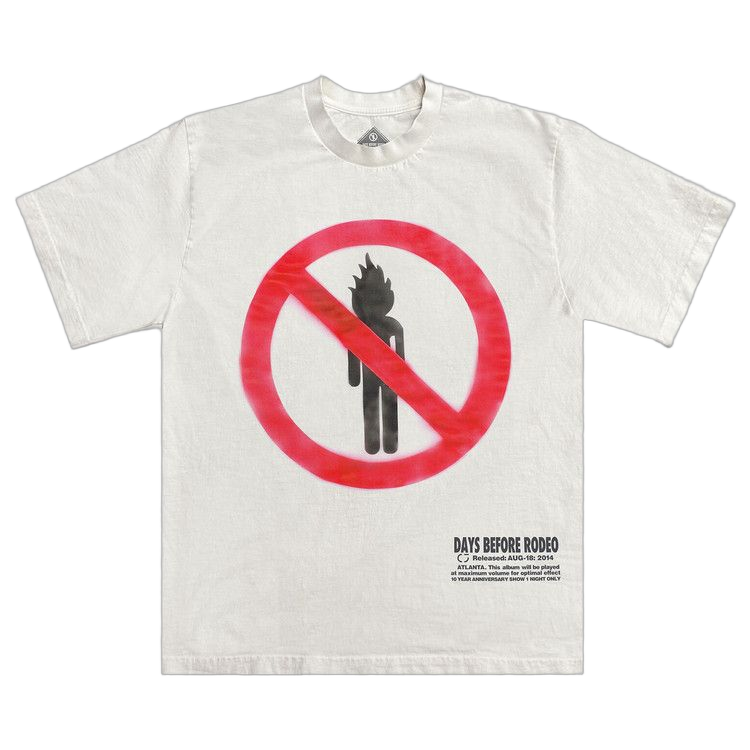 Cactus Jack by Travis Scott Rodeo T-Shirt White